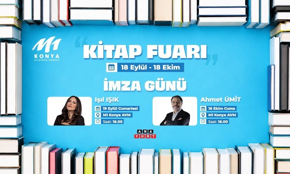 M1 Konya AVM’de Kitap Fuarı Heyecanı